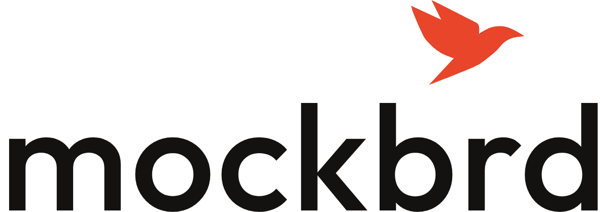 The mockbrd logo on a light ground