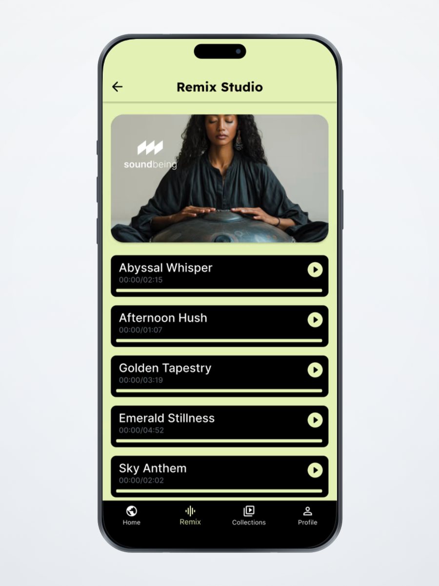 Remix Studio — layering a personal soundscape