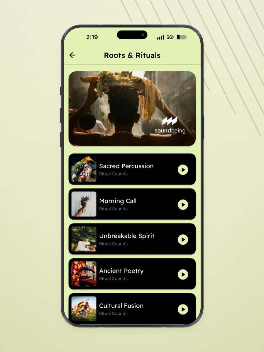 Roots & Rituals — a ritual set and its sounds